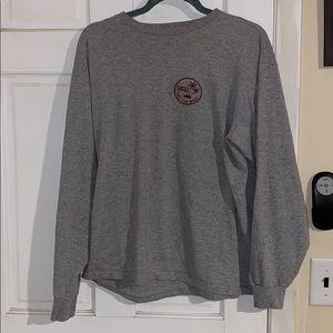 Gray long sleeve vans shirt